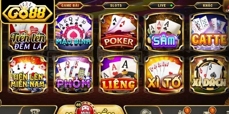 Tổng quan về sảnh game bài Go88 uy tín hiện nay