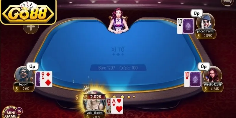 Hướng dẫn chơi xì tố Go88 cơ bản cần nắm 