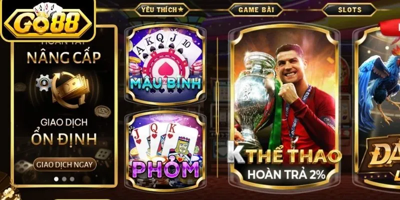 Toàn cảnh sảnh thể thao Go88 trong thời điểm hiện tại